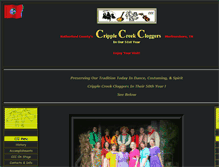 Tablet Screenshot of cripplecreekcloggers.org